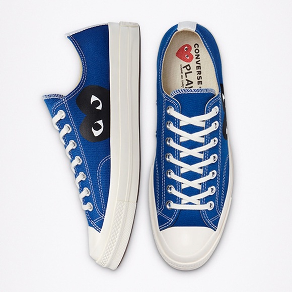 Comme des Garcons PLAY Shoes - Converse x Comme des Garçons PLAY Chuck 70, Low Top, Size 8.5 Women, New w/Tags